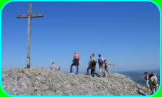 Gipfelkreuz auf dem Lochenstein 